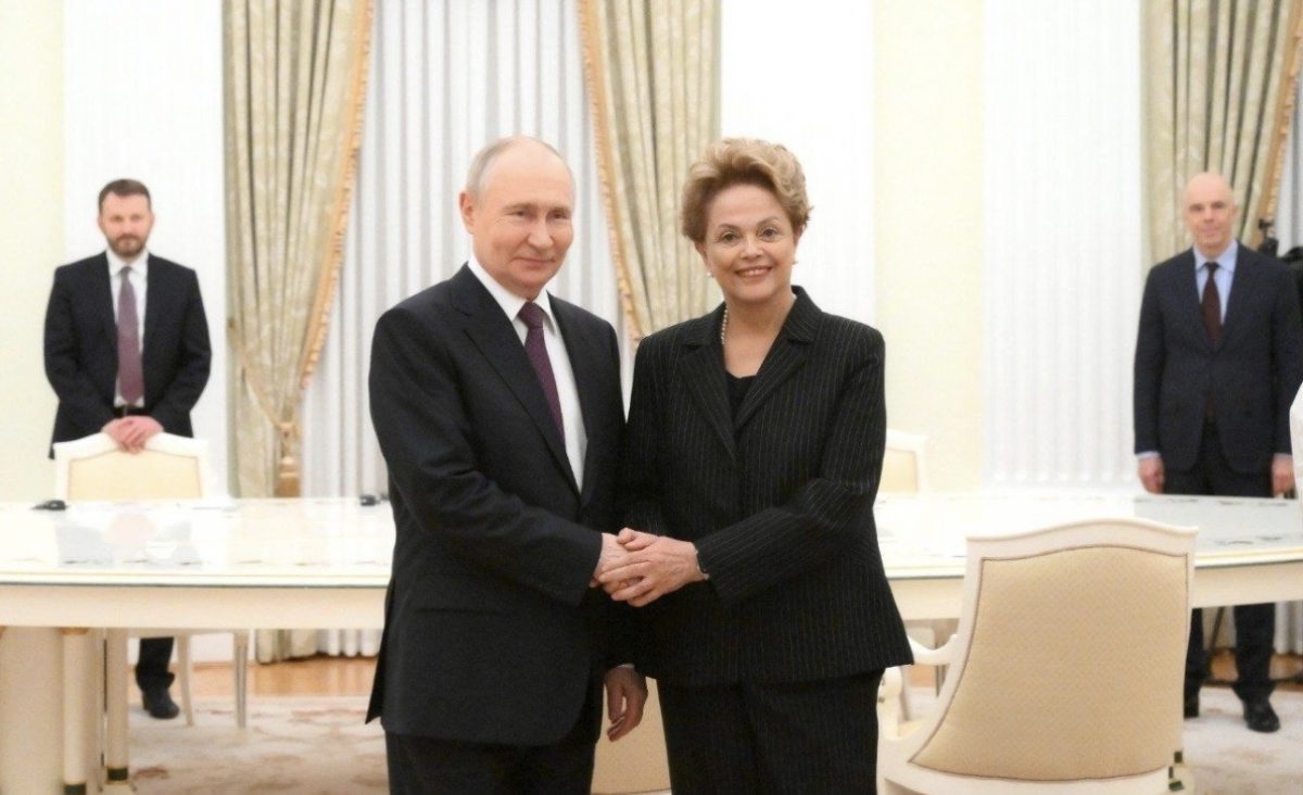 Putin recebe Dilma Rousseff em Moscou e destaca cooperação com o Novo Banco de Desenvolvimento