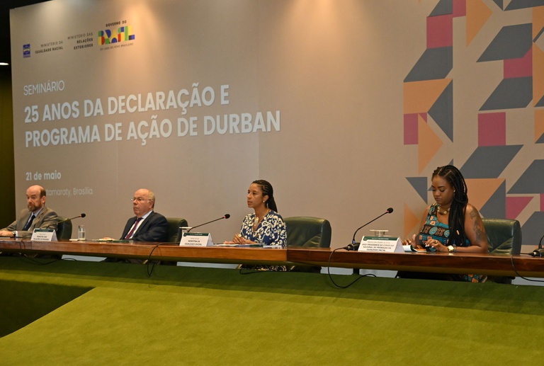 Seminário fruto de parceria MIR e MRE reforça protagonismo do Brasil 25 anos após a Declaração de Durban