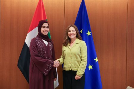 Conselho Nacional Federal e Parlamento Europeu discutem cooperação parlamentar e empoderamento feminino