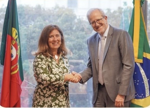 Portugal e Brasil reforçam cooperação climática em reunião entre Embaixadora Isabel Brilhante Pedrosa e João Paulo Capobianco