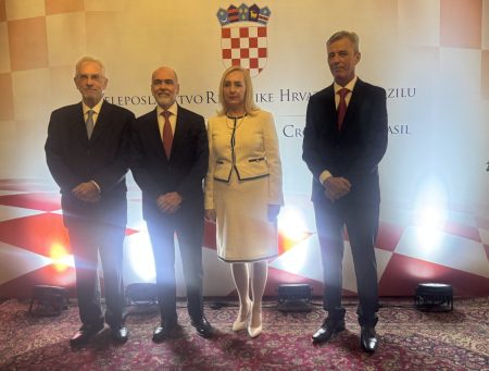 Embaixada da Croácia celebra Dia Nacional com homenagem à história, à democracia e ao fortalecimento das relações com o Brasil