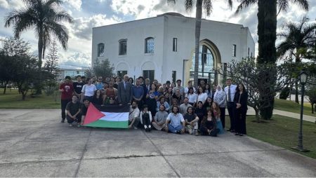 Embaixada da Palestina recebe estudantes de Geografia da UNESP para diálogo sobre história, território e atualidade palestina