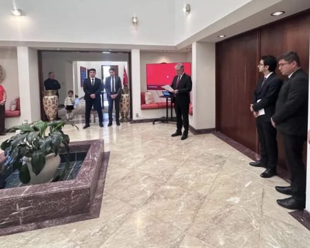 Embaixada da Turquia no Brasil realiza cerimônia em homenagem ao Dia da Democracia e da Unidade Nacional
