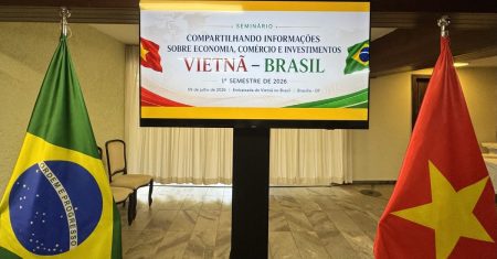 Vietnã e Brasil reforçam parceria estratégica e ampliam agenda de comércio e investimentos em seminário realizado na Embaixada em Brasília