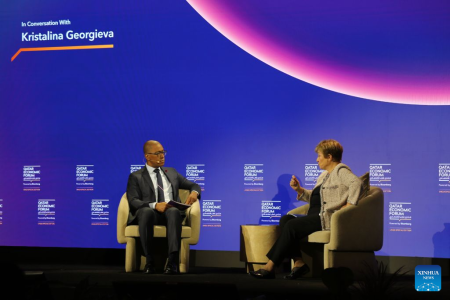Chefe do FMI afirma que a economia mundial enfrenta múltiplos riscos, apesar da resiliência